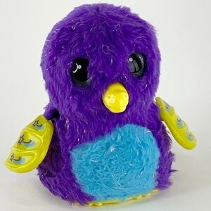 Hatchimal Draggal Purple Teal Glitter Yellow Wings Spin Master Interactive Toy